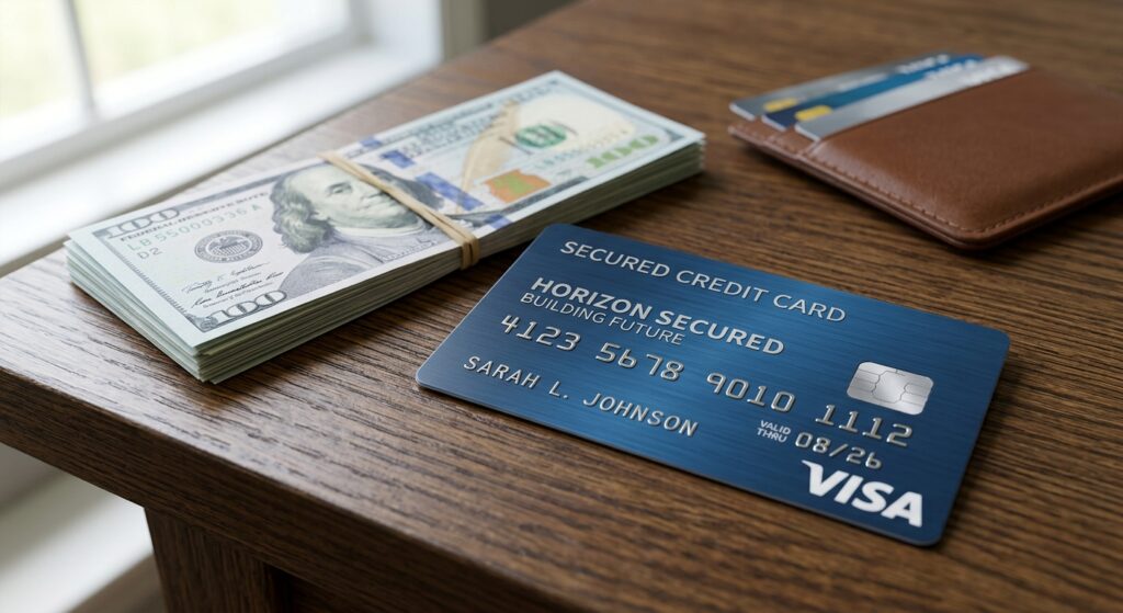 Illustration for the article: Secured Credit Cards: A Complete Guide to Rebuilding Your Credit