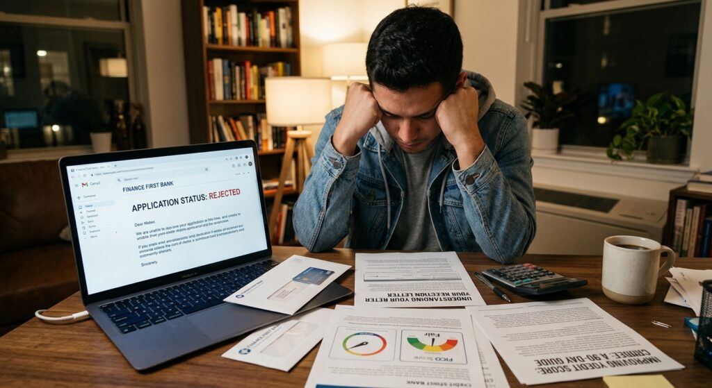 Illustration for the article: What to Do If Your Credit Card Application Gets Rejected